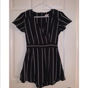 Xhilaration striped romper. Size XS